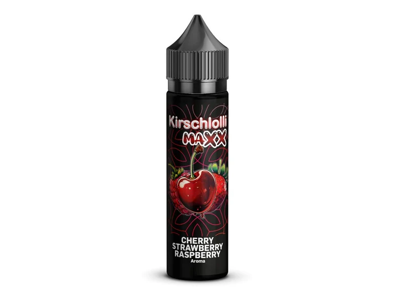 Kirschlolli Maxx - Cherry Strawberry Raspberry - Longfill Aroma 10ml (60ml Flasche)