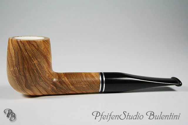 Olivenholz Pfeife mit Meerschaumeinsatz PASSATORE 515