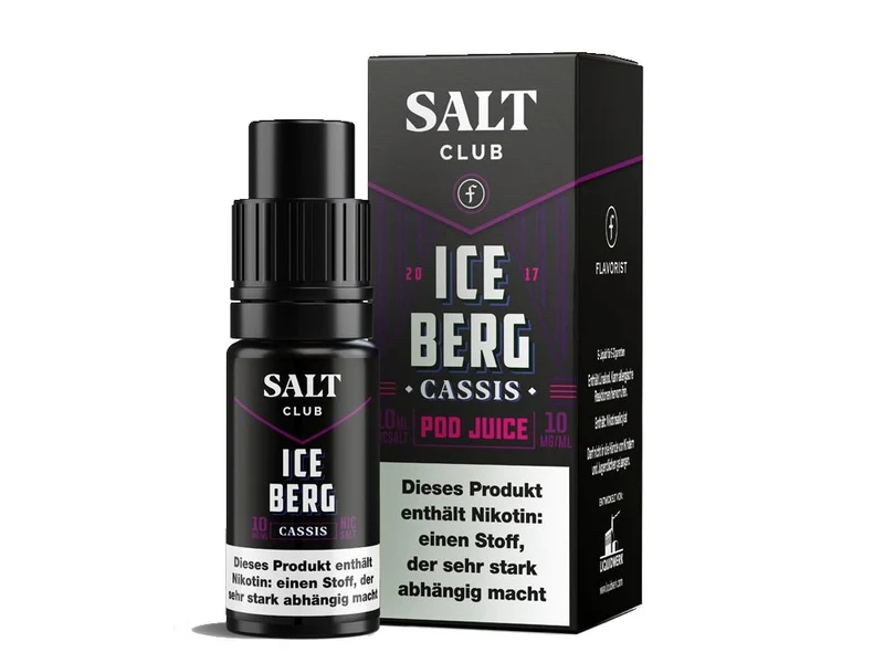 Salt Club - Flavorist Iceberg - Cassis - 10ml Fertigliquid (Nikotinsalz)