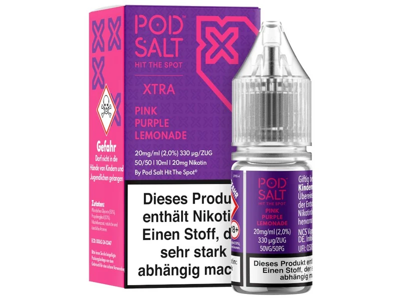 Pod Salt X - Pink Purple Lemonade - 10ml Fertigliquid (Nikotinsalz)