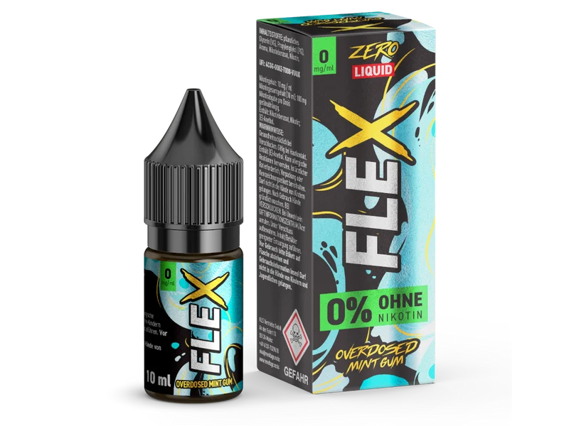 Revoltage - FLEX - Mint Gum - 10ml Fertigliquid (Nikotinfrei/Nikotinsalz)