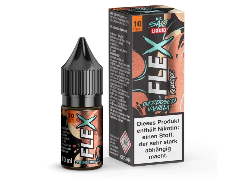 Revoltage - FLEX - Vanilla - 10ml Fertigliquid (Nikotinfrei/Nikotinsalz)
