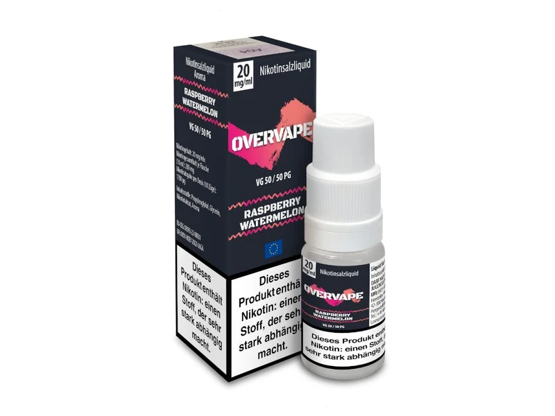 Overvape - Raspberry Watermelon - 10ml Fertigliquid (Nikotinsalz)