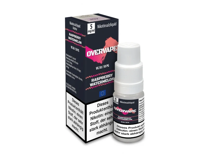 Overvape - Raspberry Watermelon - 10ml Fertigliquid (Nikotinsalz)