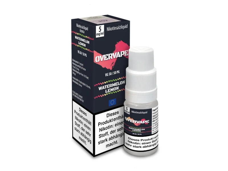 Overvape - Watermelon Lemon - 10ml Fertigliquid (Nikotinsalz)