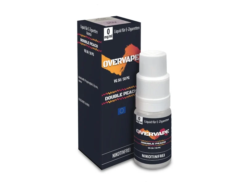 Overvape - Double Peach - 10ml Fertigliquid (Nikotinsalz)