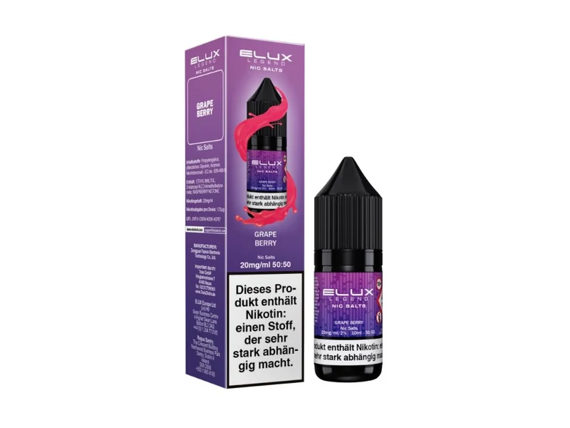 Elux - Grape Berry - 10ml Fertigliquid (Nikotinsalz)
