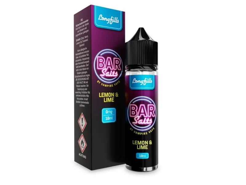 Vampire Vape - Bar Salts - Lemon Lime - Longfill Aroma 10ml (60ml Flasche)