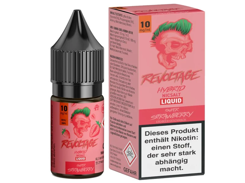 Revoltage - Super Strawberry - 10ml Fertigliquid (Nikotinsalz)