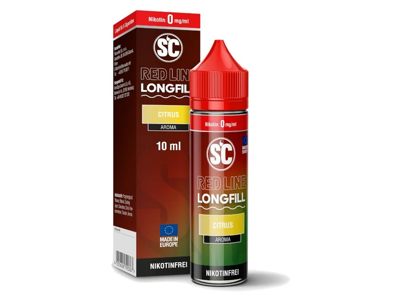 SC - Red Line - Citrus - Longfill Aroma 10ml (60ml Flasche)