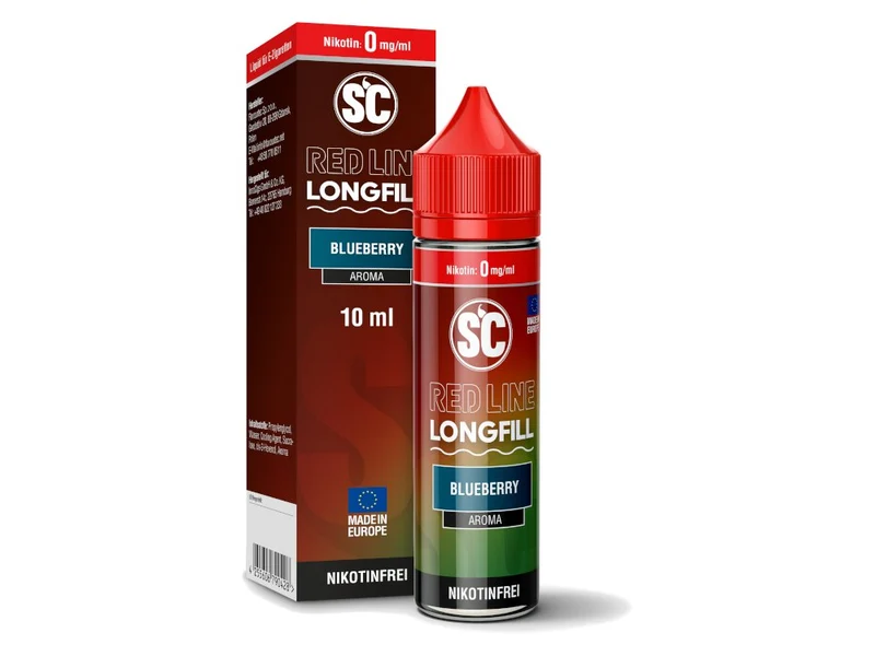 SC - Red Line - Blueberry - Longfill Aroma 10ml (60ml Flasche)