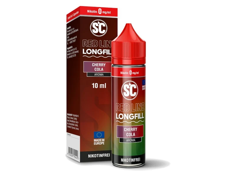 SC - Red Line - Cherry Cola - Longfill Aroma 10ml (60ml Flasche)