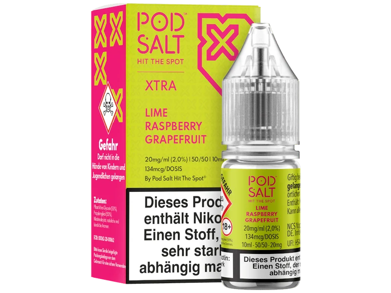 Pod Salt X Lime Raspberry Grapefruit Nikotinsalz Liquid