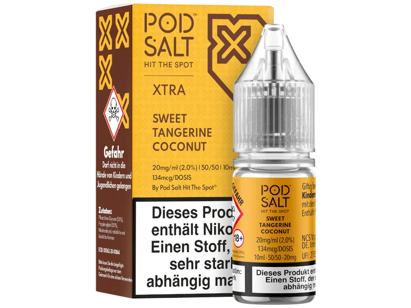 Pod Salt X Sweet Tangerine Coconut Nikotinsalz Liquid