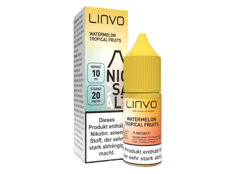 Linvo Watermelon Tropical Fruits Nikotinsalz Liquid