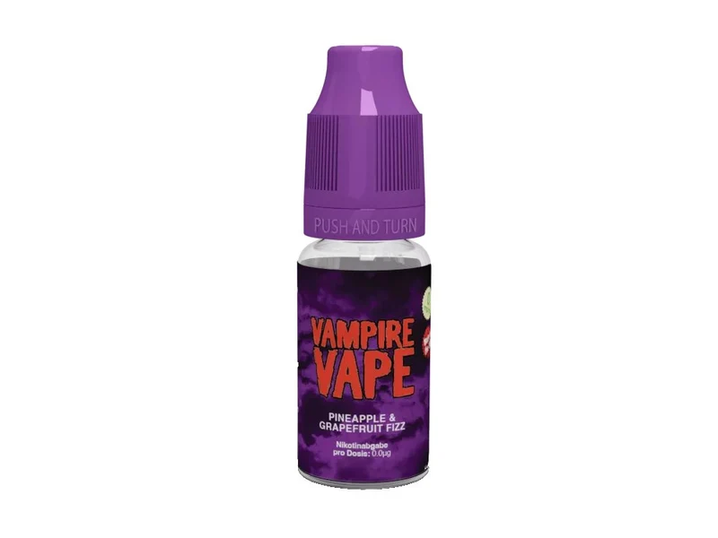 Vampire Vape - Pineapple & Grapefruit Fizz - 10ml Fertigliquid (Nikotinfrei/Nikotin)