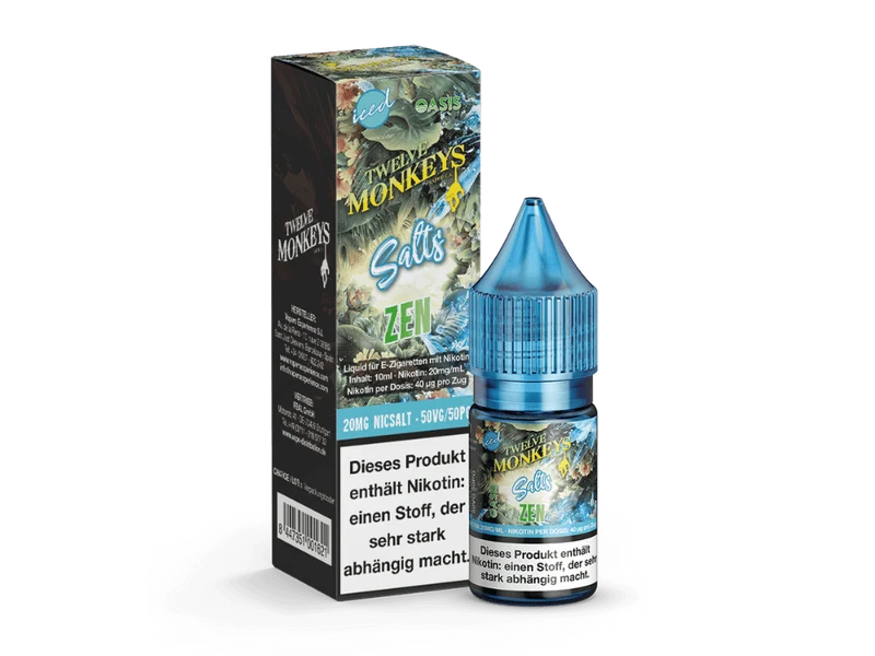 Twelve Monkeys - Iced - Nikotinsalz Liquid - Zen