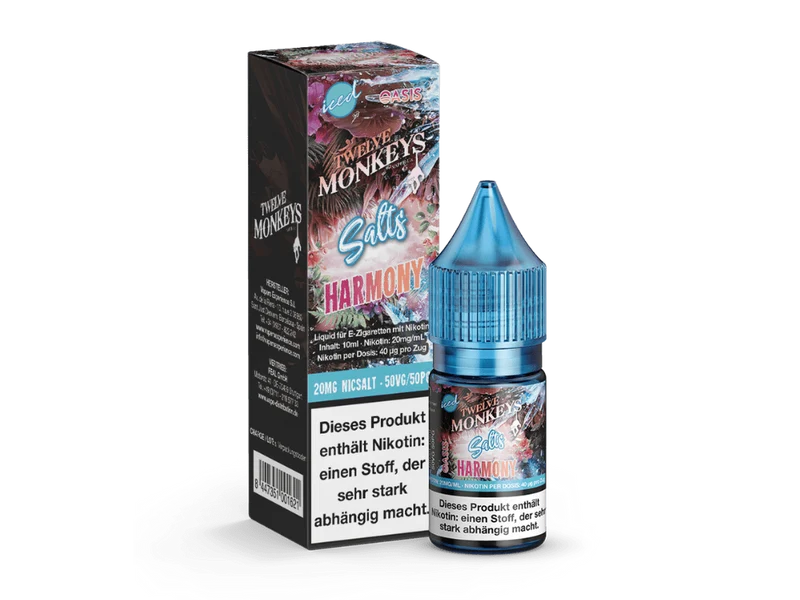 Twelve Monkeys - Iced - Nikotinsalz Liquid - Harmony