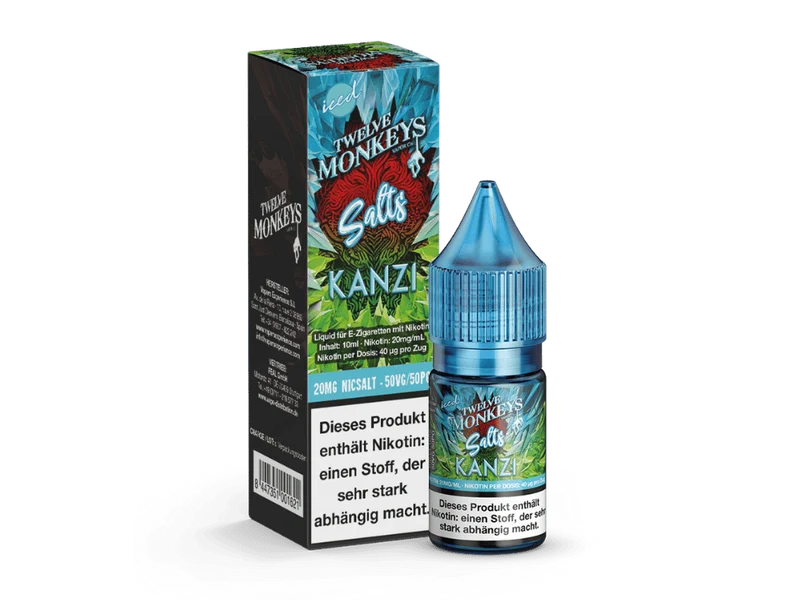 Twelve Monkeys - Iced - Nikotinsalz Liquid - Kanzi