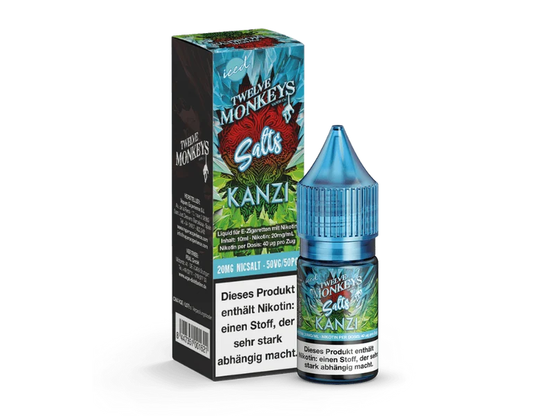 Twelve Monkeys - Iced - Nikotinsalz Liquid - Kanzi