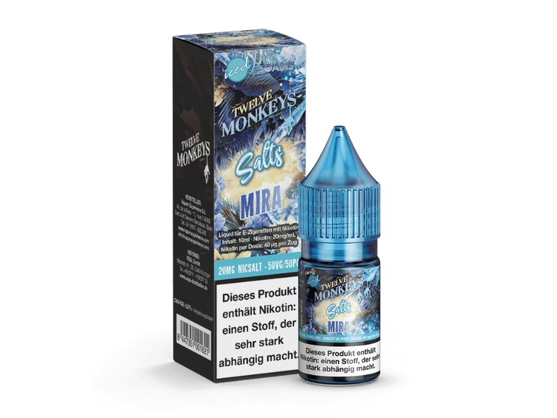 Twelve Monkeys - Iced - Nikotinsalz Liquid - Mira