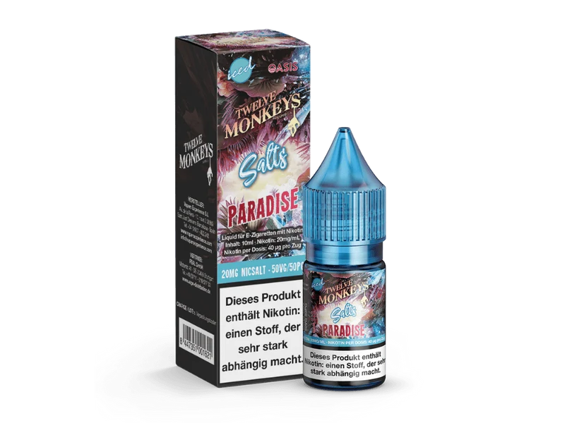 Twelve Monkeys - Iced - Nikotinsalz Liquid - Paradise