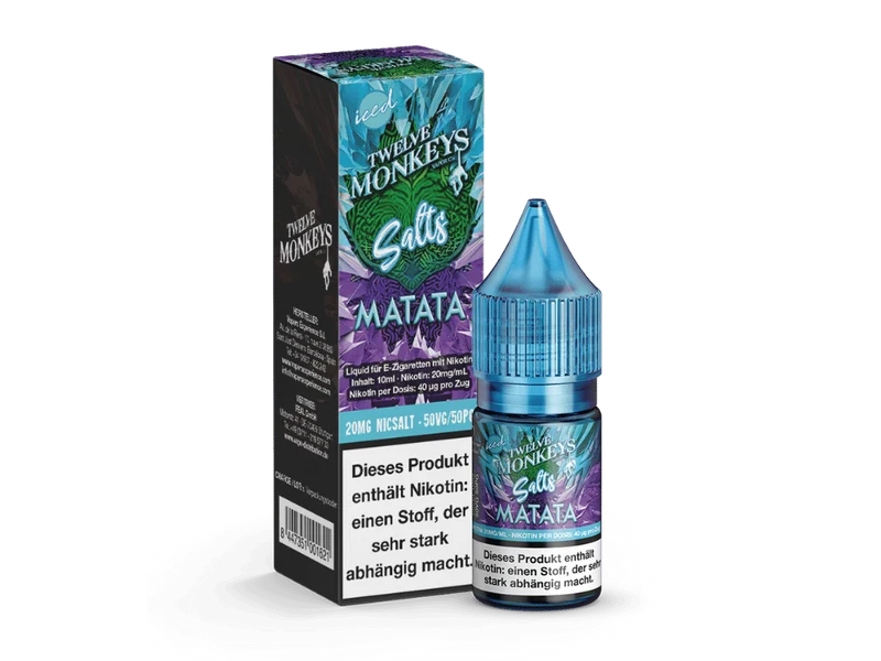 Twelve Monkeys - Iced - Nikotinsalz Liquid - Matata