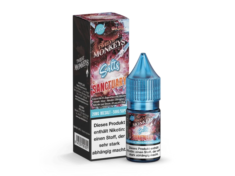 Twelve Monkeys - Iced - Nikotinsalz Liquid - Sanctuary
