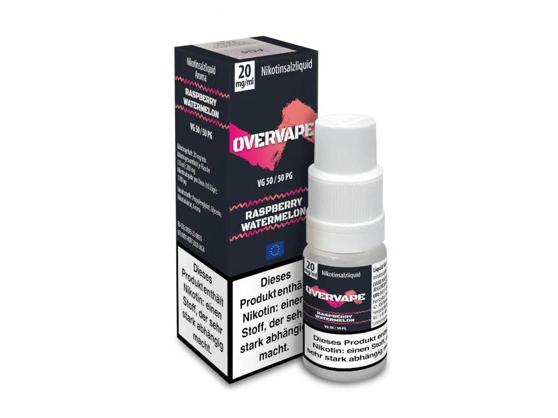 Overvape Raspberry Watermelon Nikotinsalz Liquid