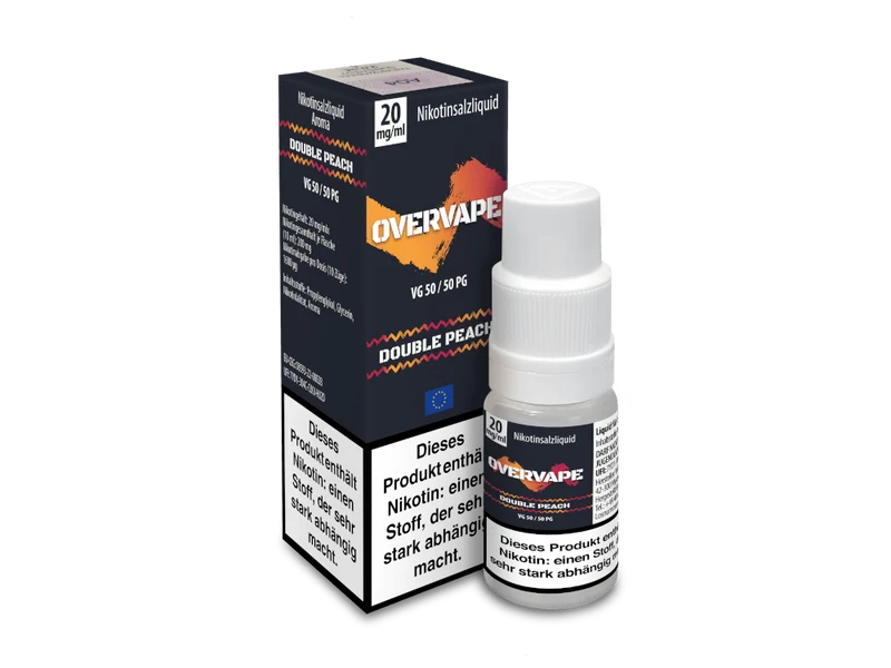 Overvape Double Peach Nikotinsalz Liquid