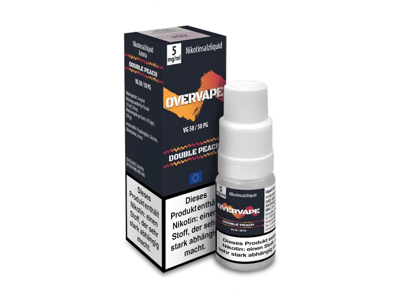 Overvape Double Peach Nikotinsalz Liquid