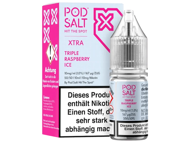 Pod Salt X Triple Raspberry Ice Nikotinsalz Liquid