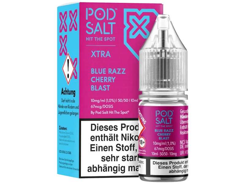 Pod Salt X Blue Razz Cherry Blast Nikotinsalz Liquid