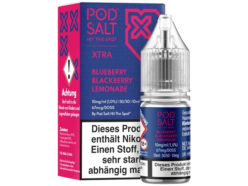 Pod Salt X Blueberry Blackberry Lemonade Nikotinsalz Liquid