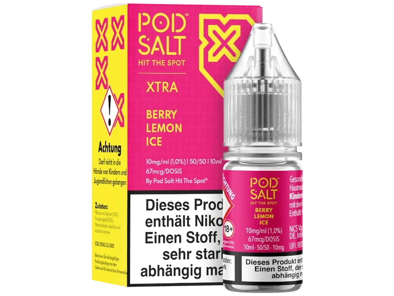 Pod Salt X Berry Lemon Ice Nikotinsalz Liquid