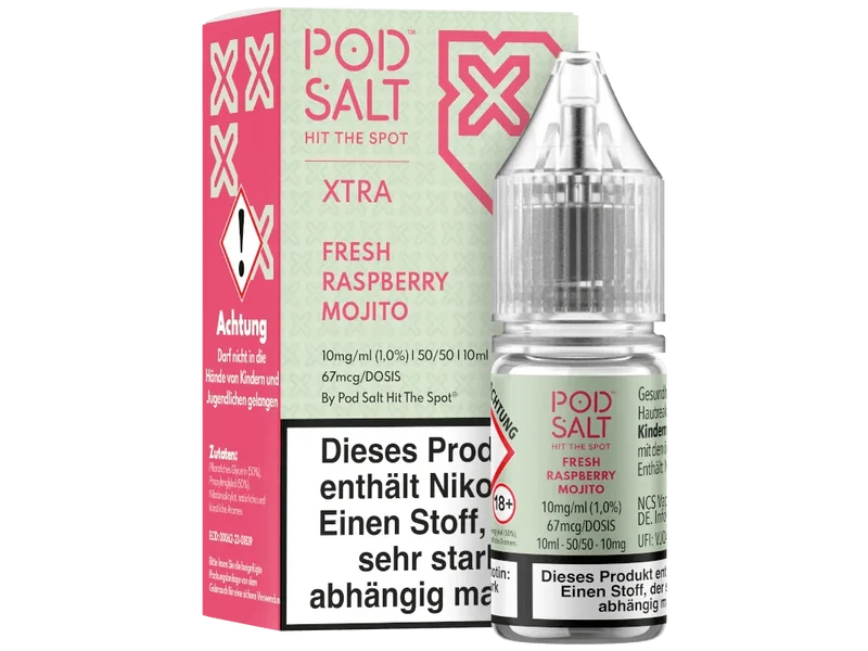 Pod Salt X Fresh Raspberry Mojito Nikotinsalz Liquid