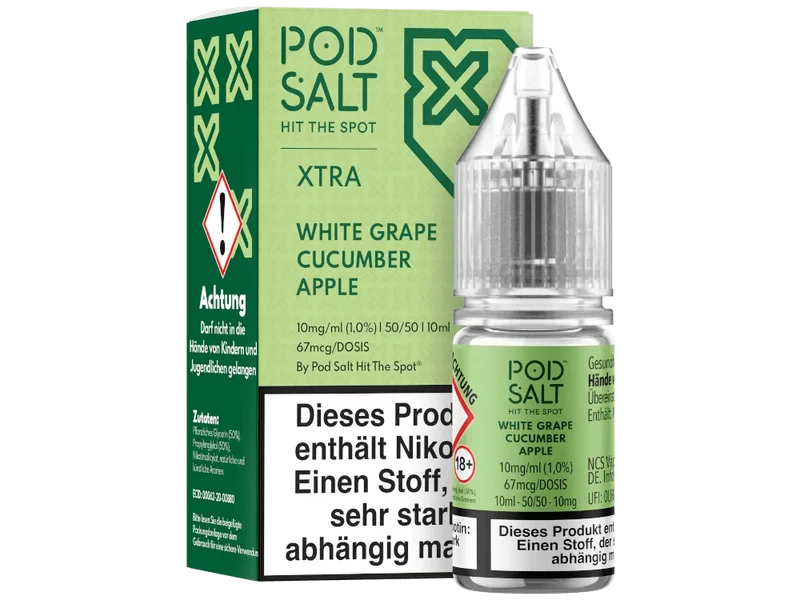 Pod Salt X White Grape Cucumber Apple Nikotinsalz Liquid
