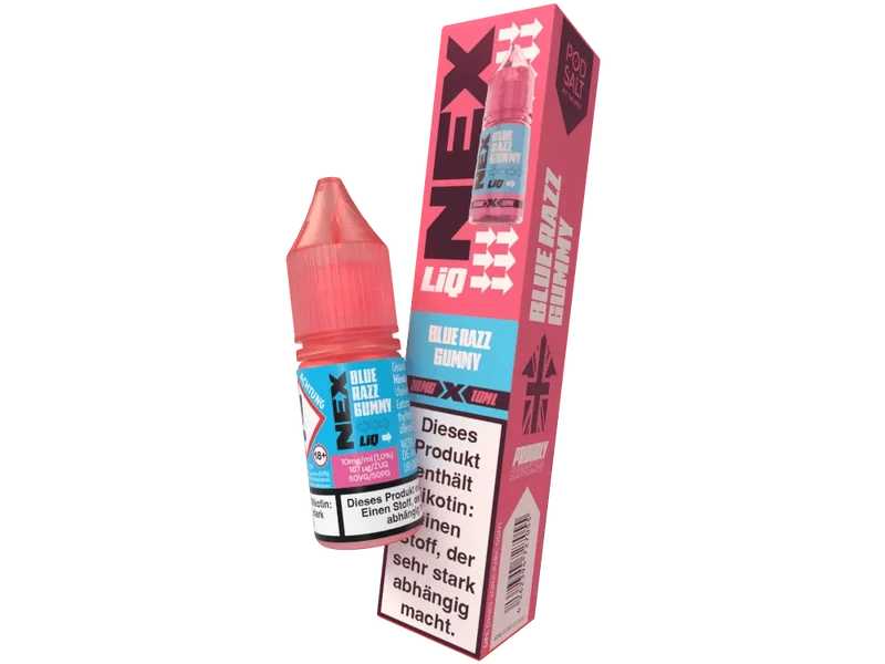 Pod Salt NexLiq Blue Razz Gummy Nikotinsalz Liquid