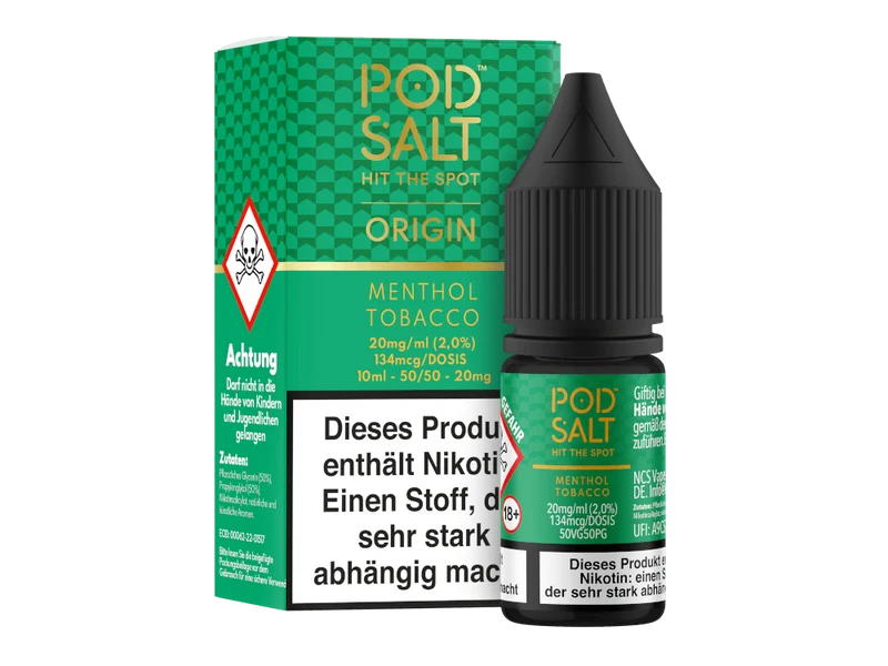 Pod Salt Origin - Menthol Tobacco - Nikotinsalz Liquid