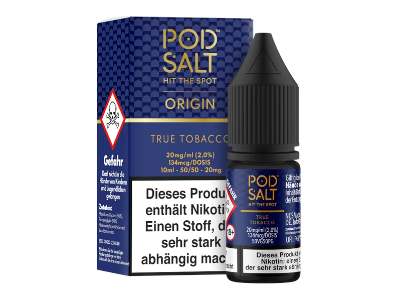 Pod Salt Origin True Tobacco Nikotinsalz Liquid