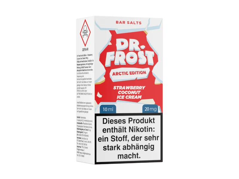 Dr. Frost Strawberry Coconut Ice Cream Nikotinsalz Liquid