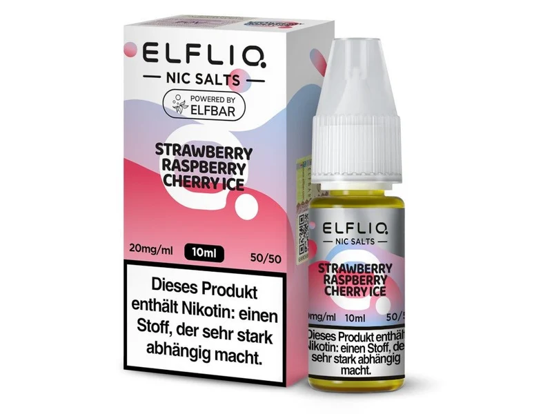 ELFLIQ Strawberry Raspberry Cherry Ice Nikotinsalz Liquid