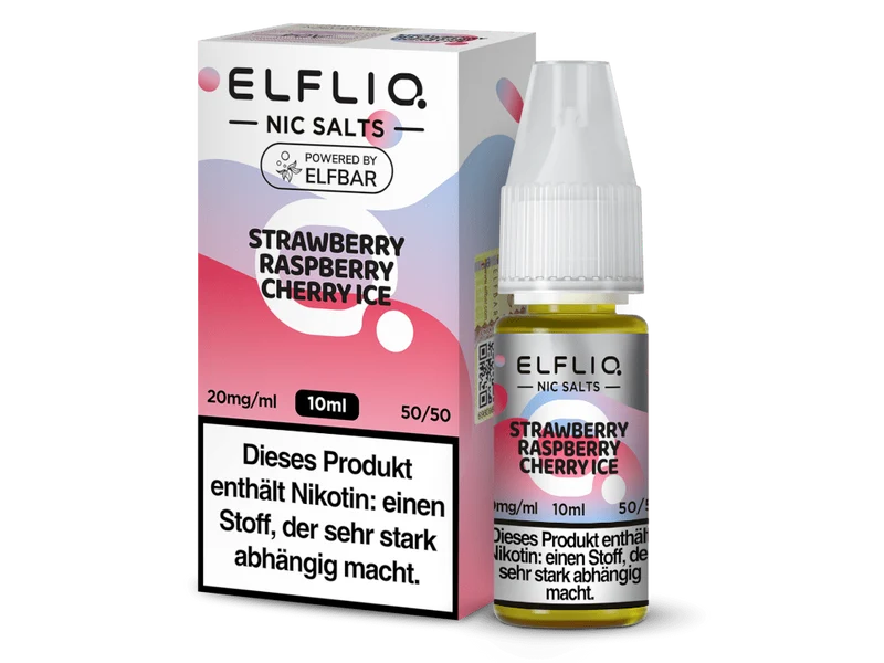 ELFLIQ Strawberry Raspberry Cherry Ice Nikotinsalz Liquid