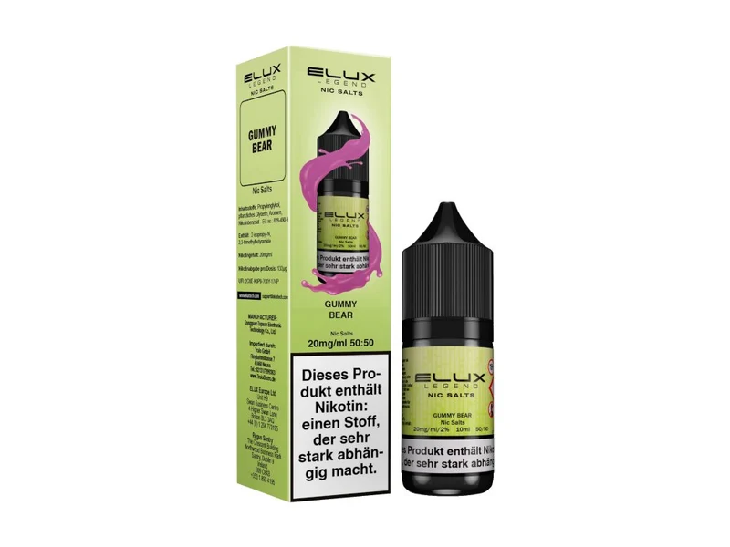 Elux - Gummy Bear - 10ml Fertigliquid (Nikotinsalz)