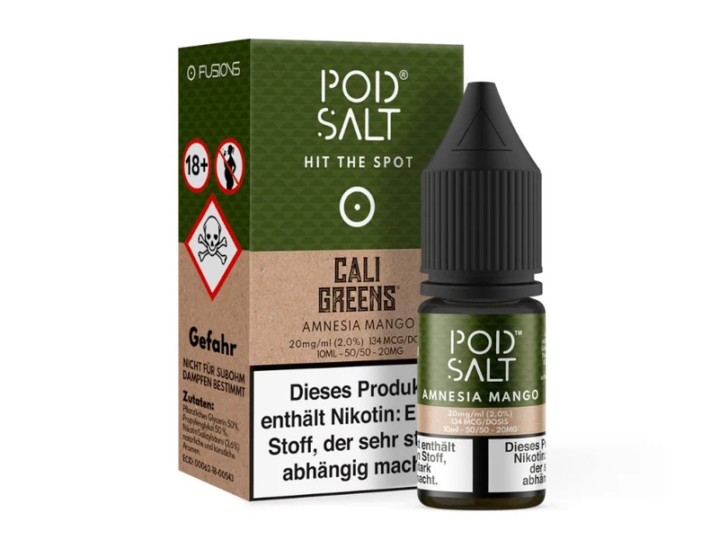 Pod Salt Fusion - Amnesia Mango - 10ml Fertigliquid (Nikotinsalz)