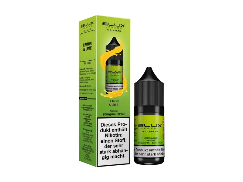Elux - Lemon & Lime - 10ml Fertigliquid (Nikotinsalz)