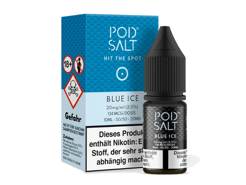 Pod Salt - Blue Ice - 10ml Fertigliquid (Nikotinsalz)