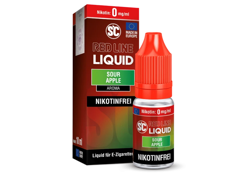 SC Red Line Sour Apple Nikotinsalz Liquid