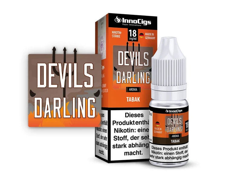 InnoCigs - Devils Darling Tabak - 10ml Fertigliquid (Nikotinfrei/Nikotin)