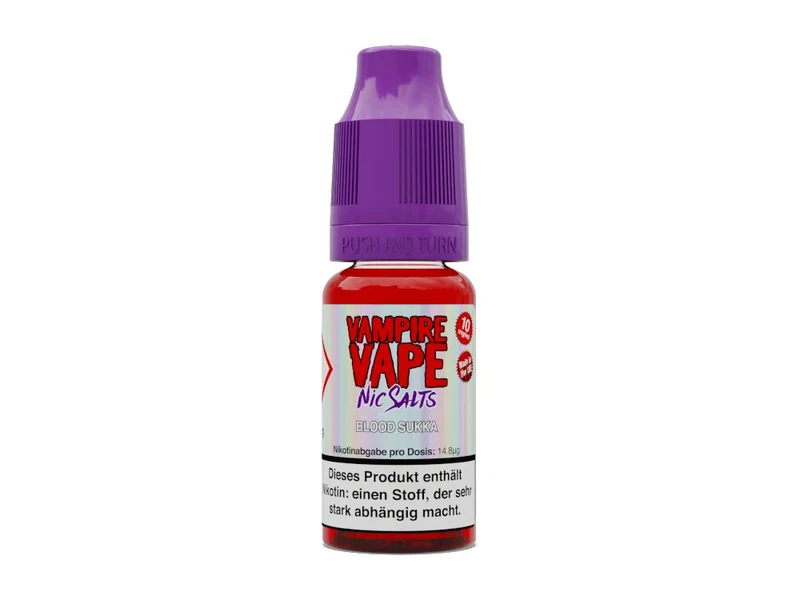 Vampire Vape - Blood Sukka - 10ml Fertigliquid (Nikotinsalz)